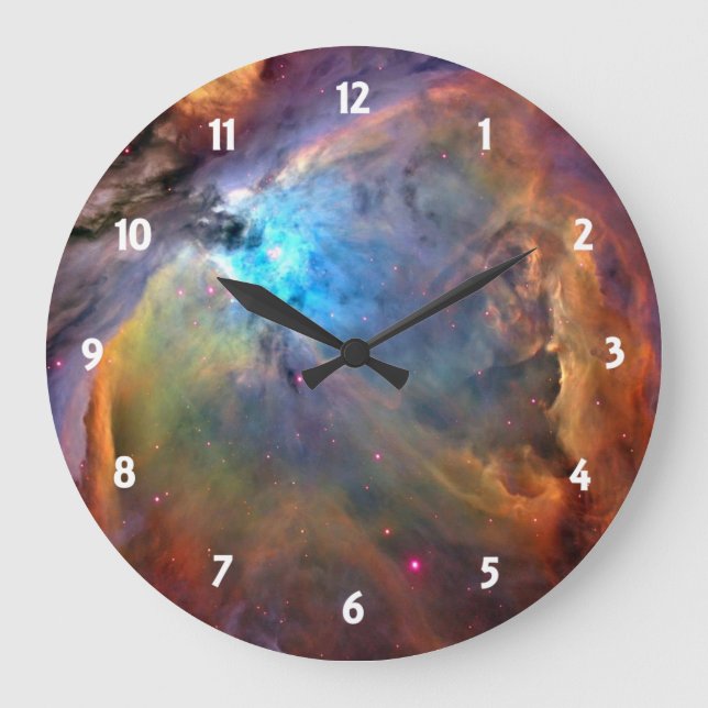 Grande Horloge Ronde Orion Nebula Space Galaxy (Recto)