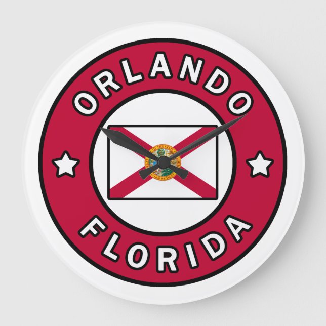 Grande Horloge Ronde Orlando Floride (Recto)