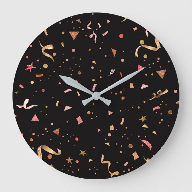 Grande Horloge Ronde Ornements festifs 2 (Recto)