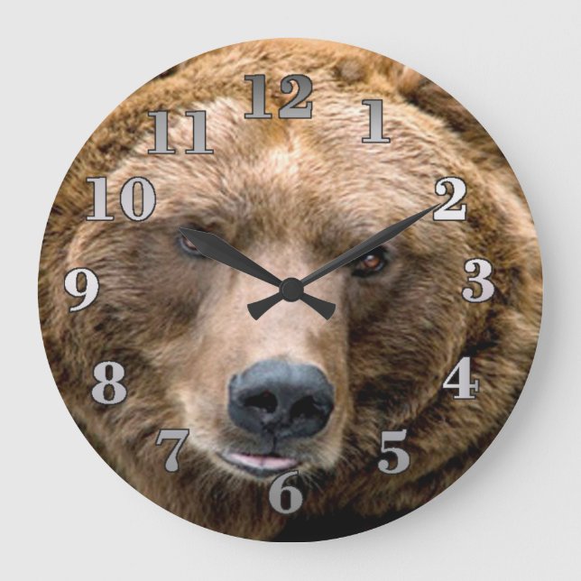 Grande Horloge Ronde Ours Brown (Recto)