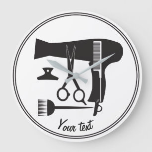 Grande Horloge Ronde Outils de coiffure