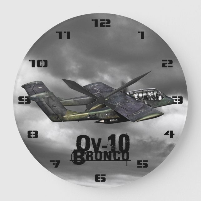 Grande Horloge Ronde OV-10 Bronco (Recto)