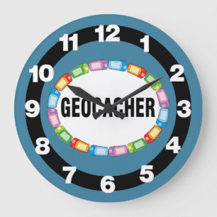 Grande Horloge Ronde Oval géocacher GPS