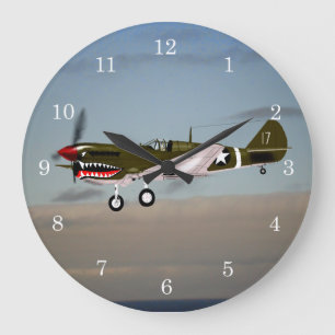 Grande Horloge Ronde P40 Warhawk 1943 Tunisia