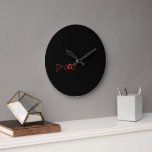 Grande Horloge Ronde Pacifique<br><div class="desc">Multi-Usage—Chambre-Rug- Salle De Bains-Cuisine-Business-Plus. -Profite ! Produit correspondant dans ma Boutique ! DESIGN ORIGINAL DE PAW (c) Design élégant. NOUVEAU TISSU & DESIGN'S !</div>