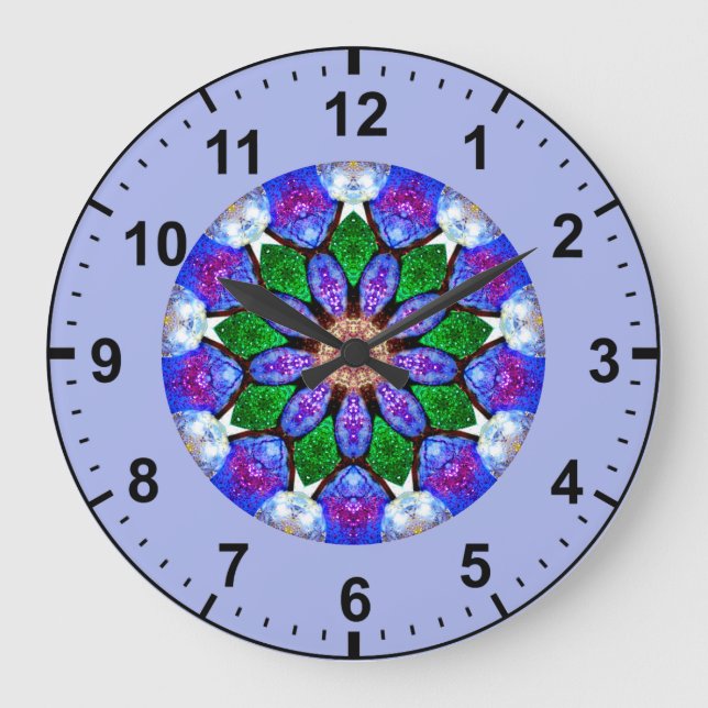 Grande Horloge Ronde Painted Shell Fractal (Recto)
