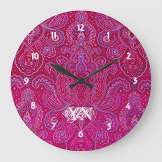 Grande Horloge Ronde Paisley monogram