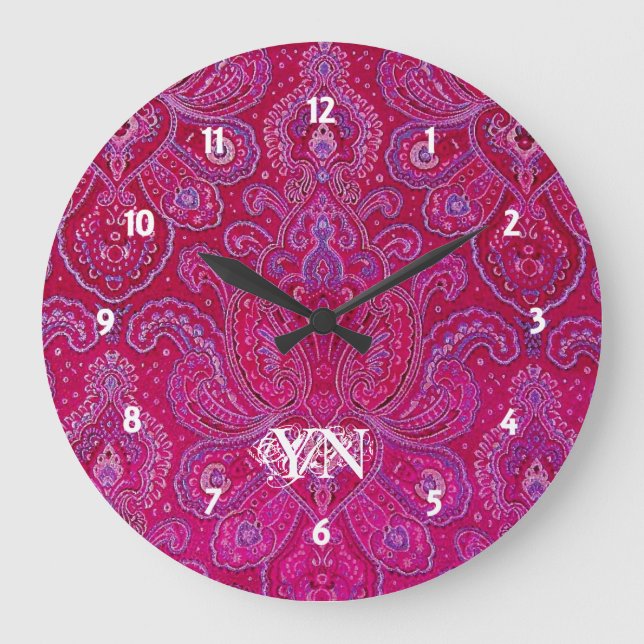 Grande Horloge Ronde Paisley monogram (Recto)