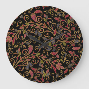 Grande Horloge Ronde Paisley Vegetable Vintage Blend