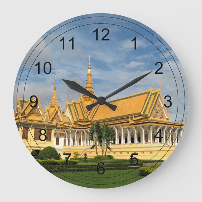 Grande Horloge Ronde Palais Royal, Phnom Penh, Cambodge - VIRGINIA5050 (Recto)