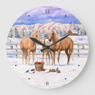 Grande Horloge Ronde Palomino Quarter Horses