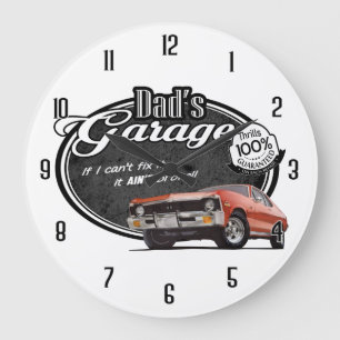 Grande Horloge Ronde Papa's Garage Nova