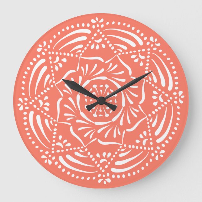 Grande Horloge Ronde Papaya Mandala (Recto)