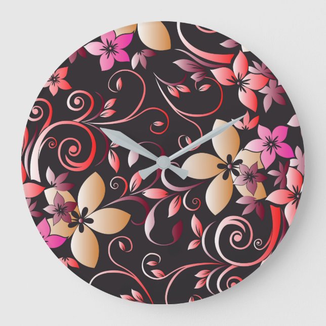 Grande Horloge Ronde Papier mural 7 (Recto)
