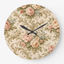 Papier peint à motif floral vintage