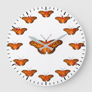 Grande Horloge Ronde Papillon