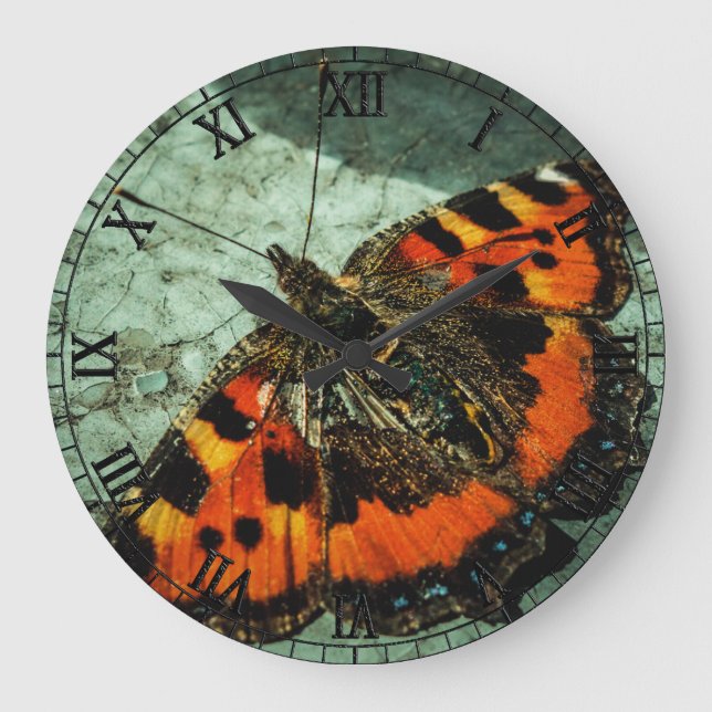 Grande Horloge Ronde Papillon Burdock (Recto)