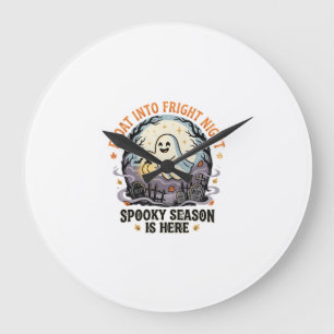 Grande Horloge Ronde Parade de la Lune des Fantômes d'Halloween
