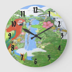 Grande Horloge Ronde Paradis tropical