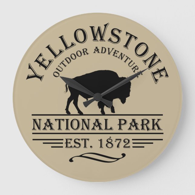 Grande Horloge Ronde Parc national de Yellowstone (Recto)