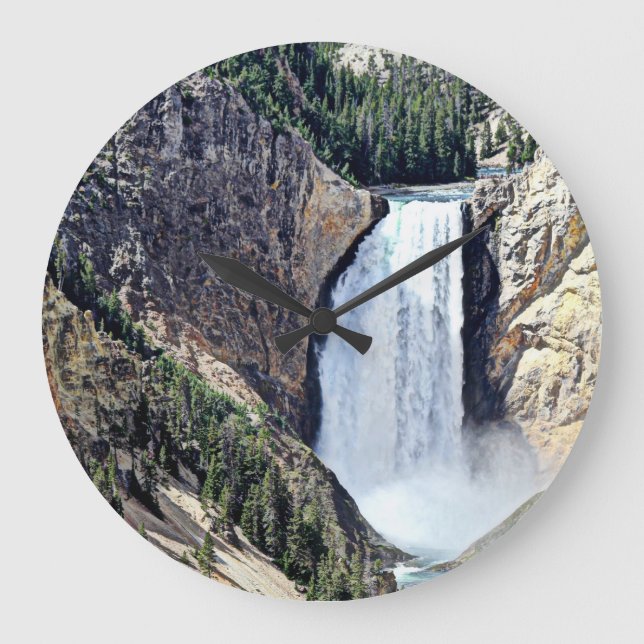 Grande Horloge Ronde Parc national de Yellowstone Chutes Lower Yellowst (Recto)