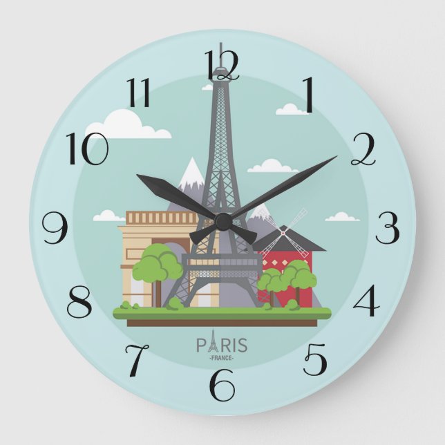 Grande Horloge Ronde Paris (Recto)