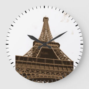 Grande Horloge Ronde Paris - Eiffel Tower - I Love Paris - France