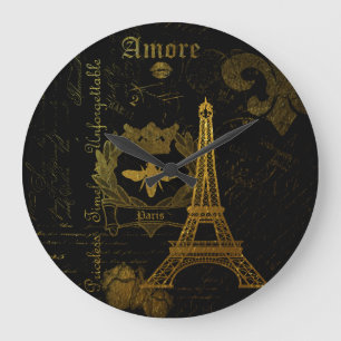 Grande Horloge Ronde Paris : La Tour Eiffel