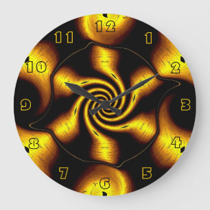Grande Horloge Ronde Partage de l'horloge murale de spiritueux