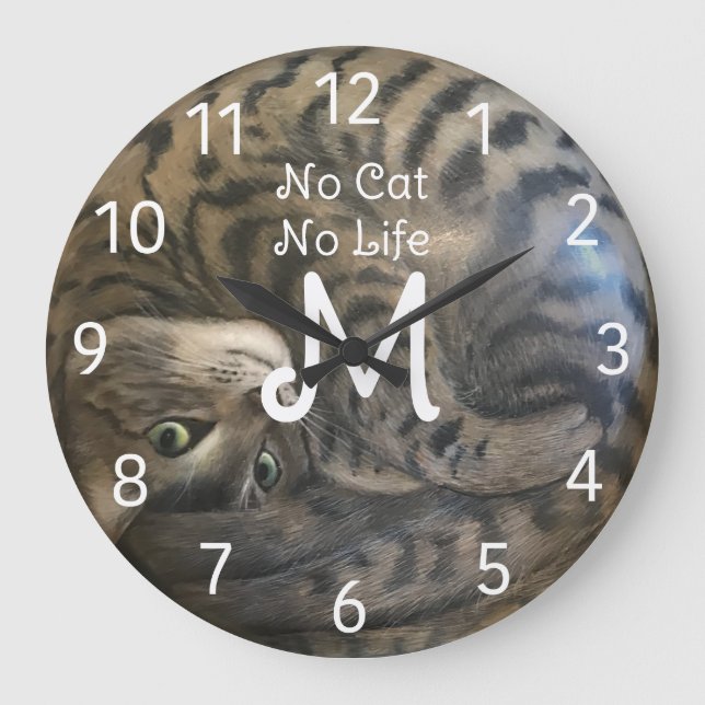 Grande Horloge Ronde Pas de chat, pas de vie (Recto)