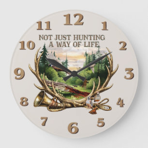 Grande Horloge Ronde Pas seulement la chasse — Un mode de vie