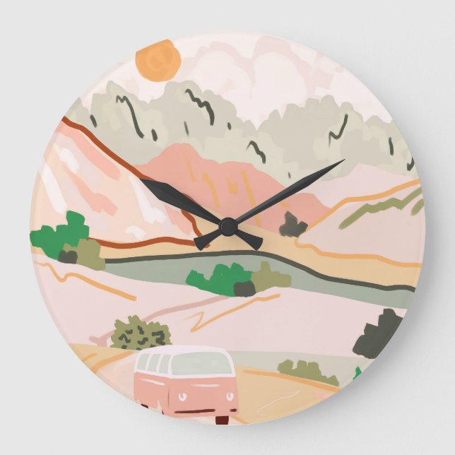 Grande Horloge Ronde Pastel Journey (Recto)