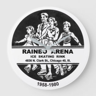 Grande Horloge Ronde Patinoire de Rainbo Arena, Chicago, IL