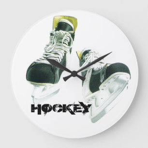 Grande Horloge Ronde Patins de hockey