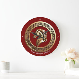 Grande Horloge Ronde "Patrimoine Équestre Hellénique"