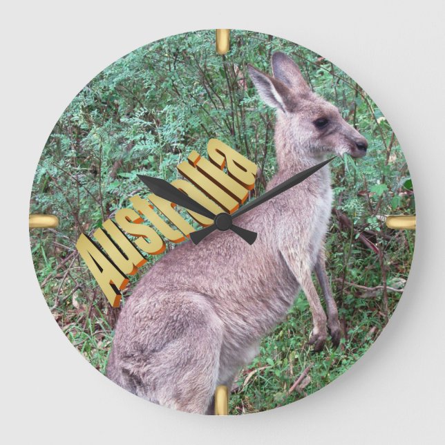 Grande Horloge Ronde Pâturage dans l'herbe (Recto)