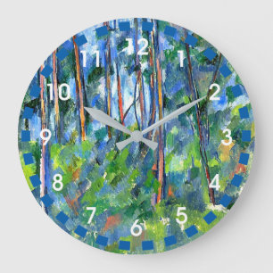 Grande Horloge Ronde Paul Cezanne : Dans les bois, painting par Cezanne