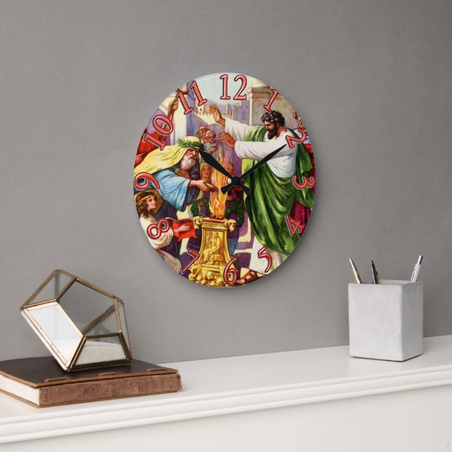 Grande Horloge Ronde paul cures a lame man at lystra clock (Bureau)