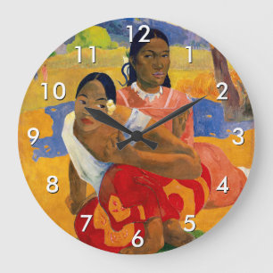 Grande Horloge Ronde Paul Gauguin - Quand te maries-tu ?