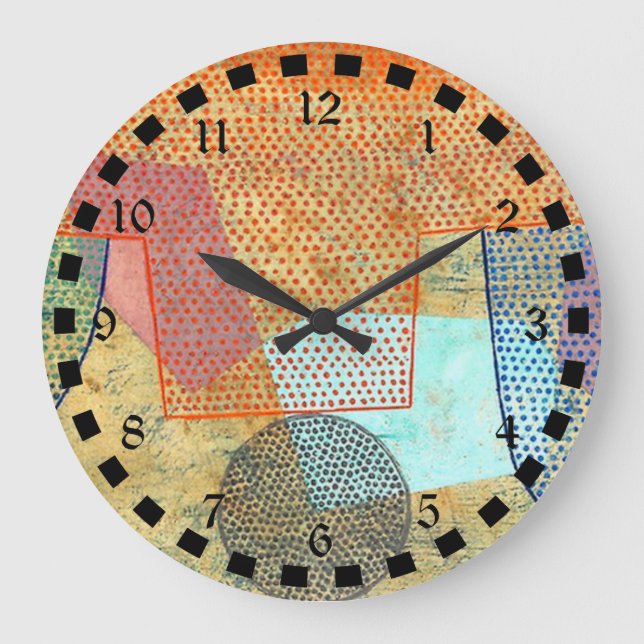 Grande Horloge Ronde Paul Klee painting (Recto)