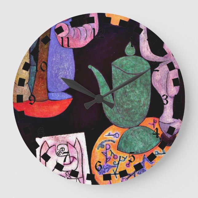 Grande Horloge Ronde Paul Klee : Sans titre (Vie morte) (Recto)