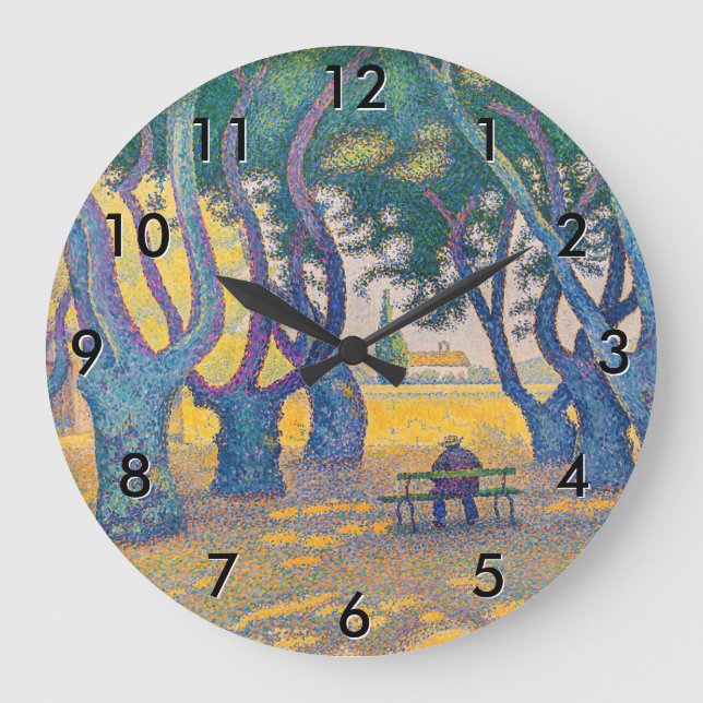 Grande Horloge Ronde Paul Signac - Place des Lices, Saint-Tropez (Recto)