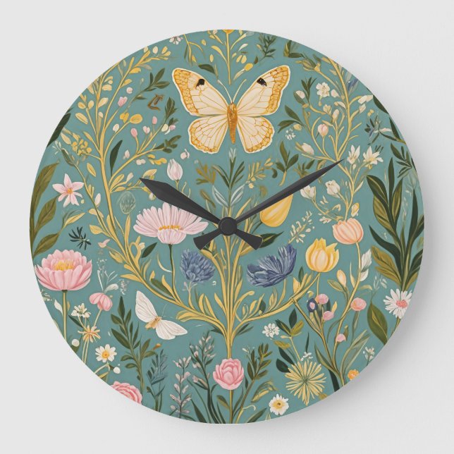 Grande Horloge Ronde Paysage de rêve (Recto)