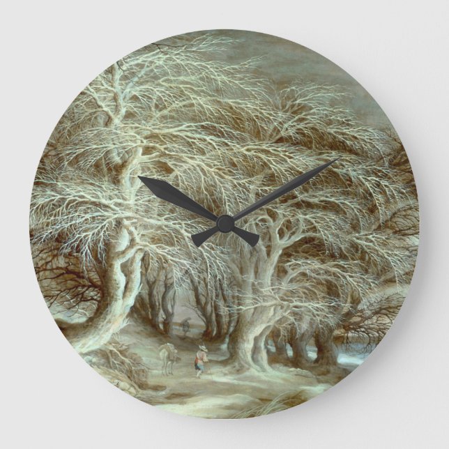 Grande Horloge Ronde Paysage hivernal Gijsbrecht Leytens (Recto)