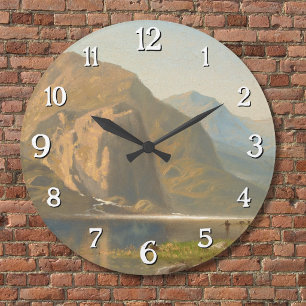 Grande Horloge Ronde Paysage majestueux de Yosemite par Albert Bierstad