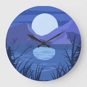 Grande Horloge Ronde Paysage naturel