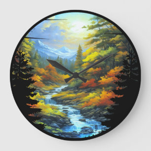 Grande Horloge Ronde Paysage naturel