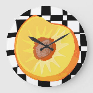 Grande Horloge Ronde Peach O'CLock !