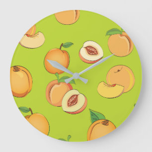 Grande Horloge Ronde Peach Pattern 4