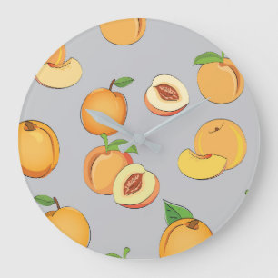 Grande Horloge Ronde Peach Pattern 6
